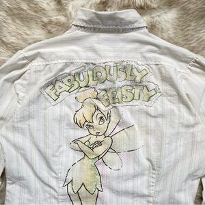 Y2K Vintage Disney Tinkerbell Button Down Shirt